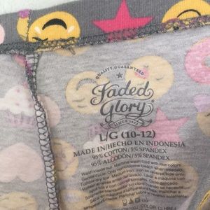 Faded Glory Pants - Emoji leggings Faded Glory Pants - Emoji leggings